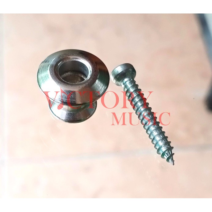 Gitar End Pin / Cantolan Strap Chrome