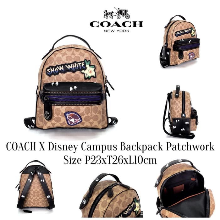 Coach X Disney Campus Backpack Patchwork