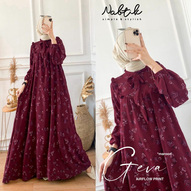 GEVA ORI NABTIK • Dress/gamis Jumbo busui