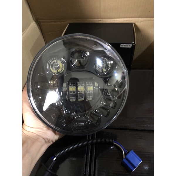 Daymaker 19led 7inch Dus Hitam Polos