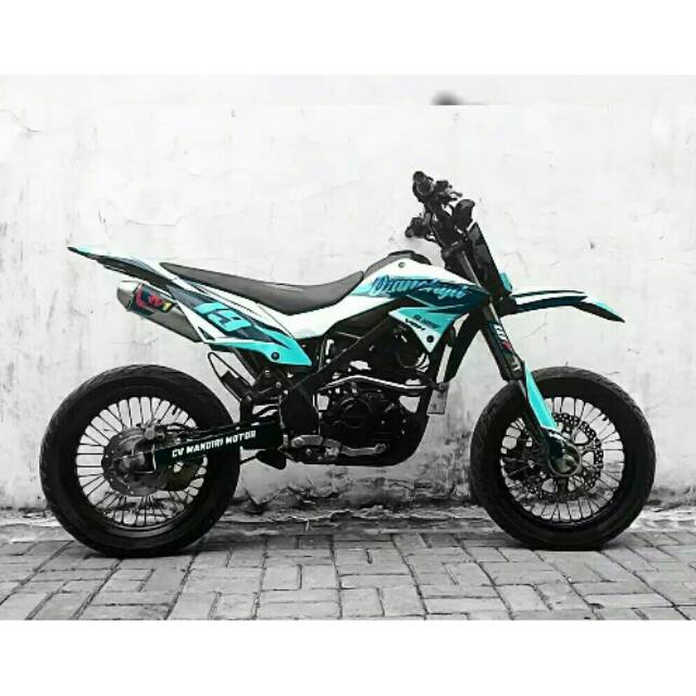 Decal sticker KLX BF /DTRACKER /KLX 150/GORDON WHITE TOSCA