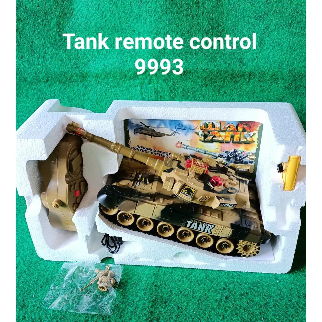 MAINAN ANAK TANK REMOTE CONTROL COKLAT 9993