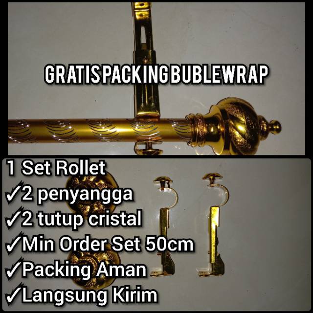 PROMO ROLLET GORDEN / BESI GORDEN / BATANG GORDEN / TIANG GORDEN GOLD