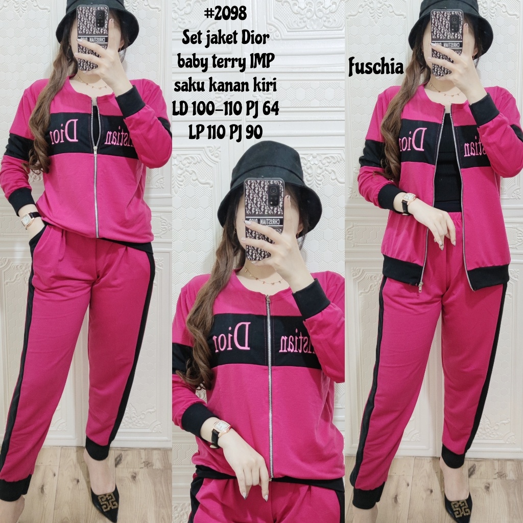 Setelan stelan jaket dior / Setelan celana panjang Dior