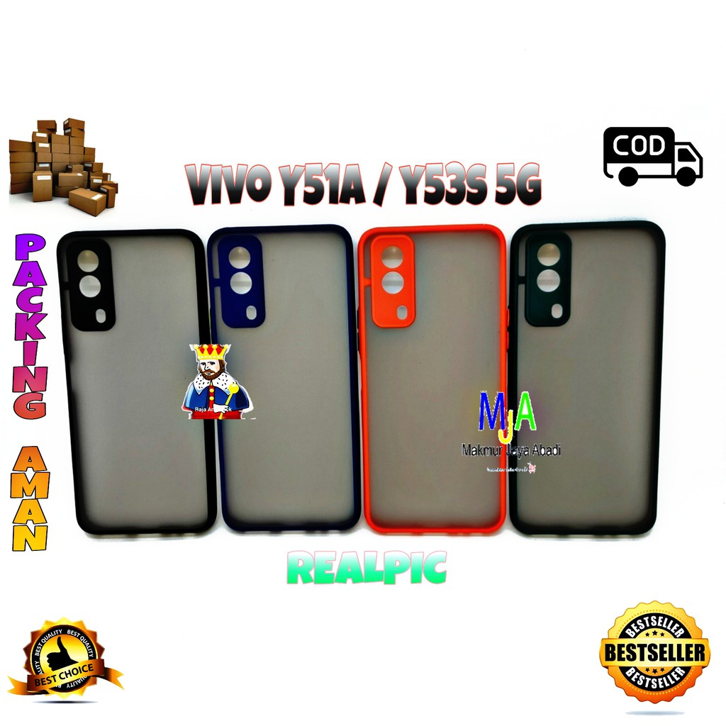 SOFTCASE VIVO Y51A VIVO Y53S  - CASE MATTE FULL COLOUR MY CHOICE BUMPER CASE PELINDUNG KAMERA