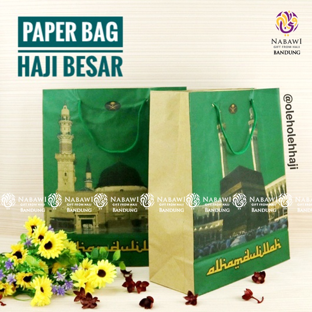 

Paper Bag Haji Besar Goodiebag Oleh Oleh Haji Umroh Tas Oleh Oleh Haji UmrohHarga Satuan Nabawi Bandung