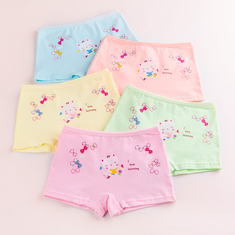 【Happy Baby】2-12Tahun Celana Dalam Boxer Anak Perempuan Rabbit Fashion Anak CD012