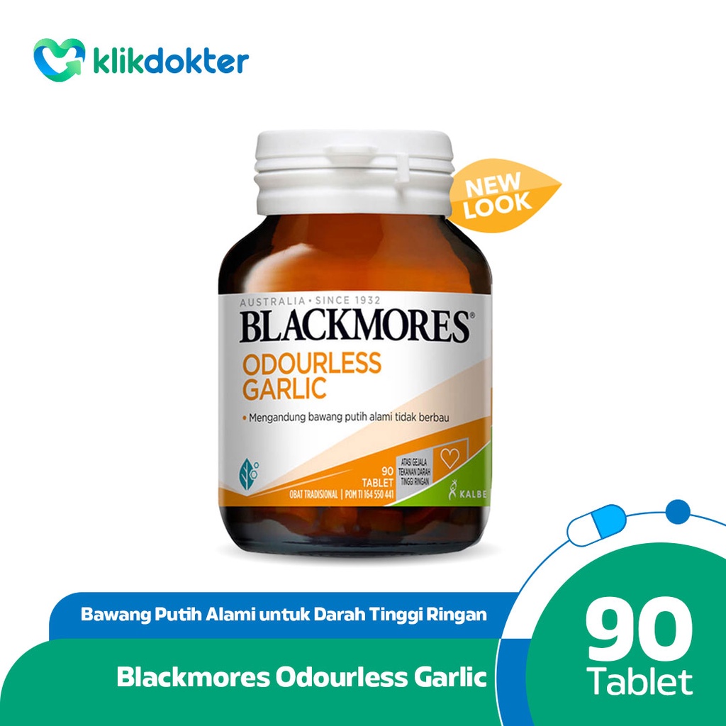 Blackmores Odourless Garlic (90) - Ringankan Gejala Darah Tinggi