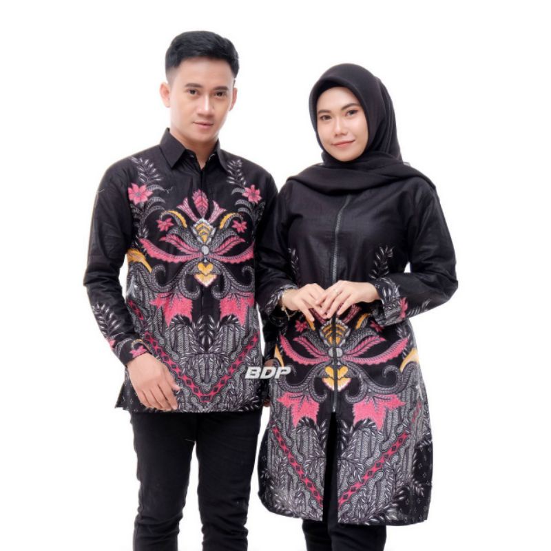 Maura Couple - Sania Ruffle Batik Couple ori Ndoro jowi DNT Garansi Termurah Shopee