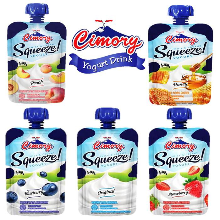 

Cimory Squeeze thick & creamy yogurt 120 gr Varian rasa