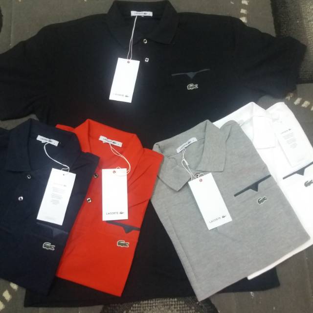 New kaos lacoste kantong ori made in france Quality premium