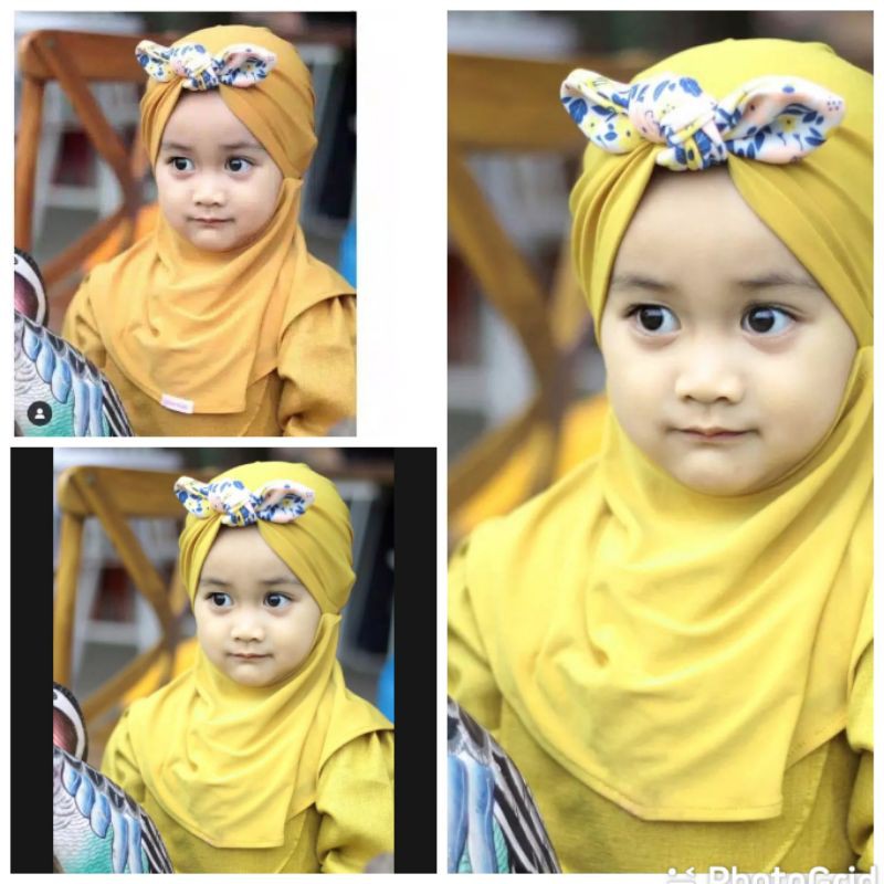 Jilbab Simpul Anak Instan 0-3 Tahun Jersey Ballon Premium |Hijab Bayi Tk Lucu 1-12 Bulan |Kerudung Sekolah Baby Sd 2-6 Perempuan Newborn