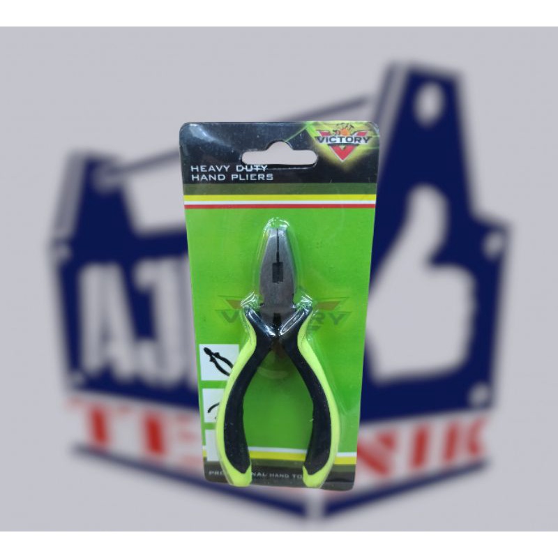 Tang kombinasi lancip potong mini 4,5 inch berkualitas bagus victory