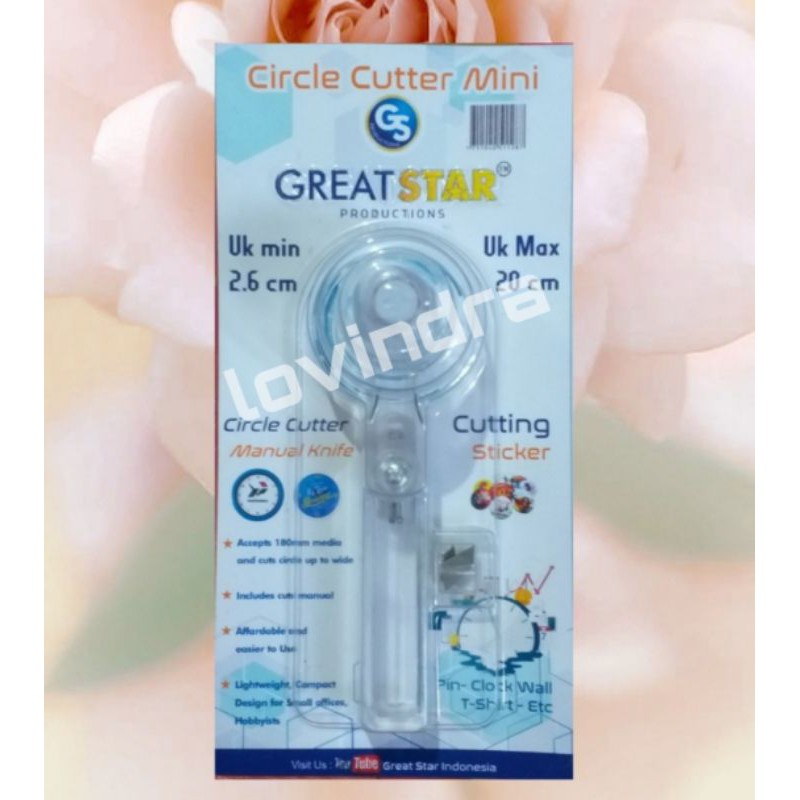 Circle Cutter 2.6cm Alat Potong Lingkaran bulat