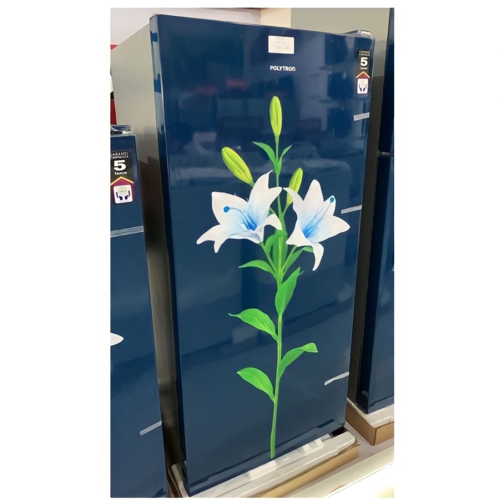 Polytron Kulkas 1 Pintu 180Liter PRB-187 LB/R Flower Design PRB 187