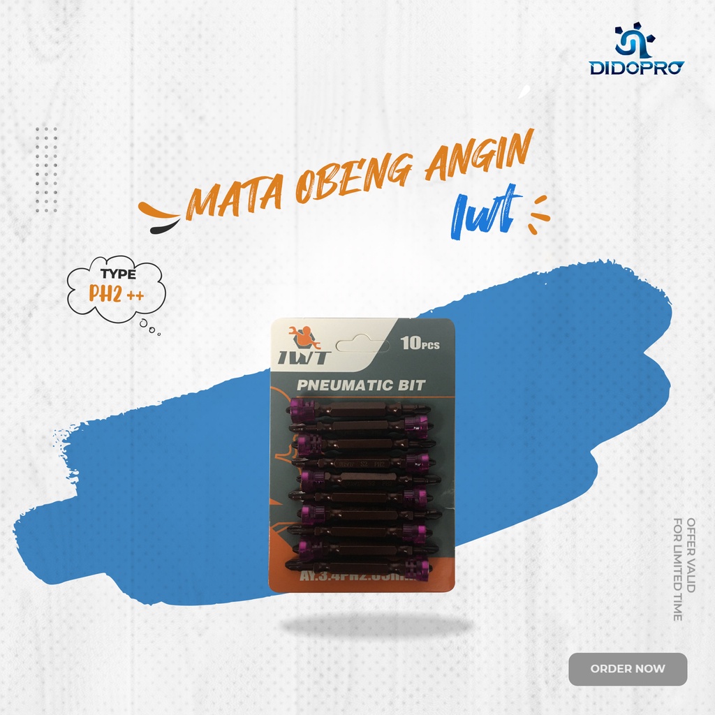 BENZ BZ-9242 SATUAN Mata Obeng Angin Magnet ( + + ) Plus S2 Material