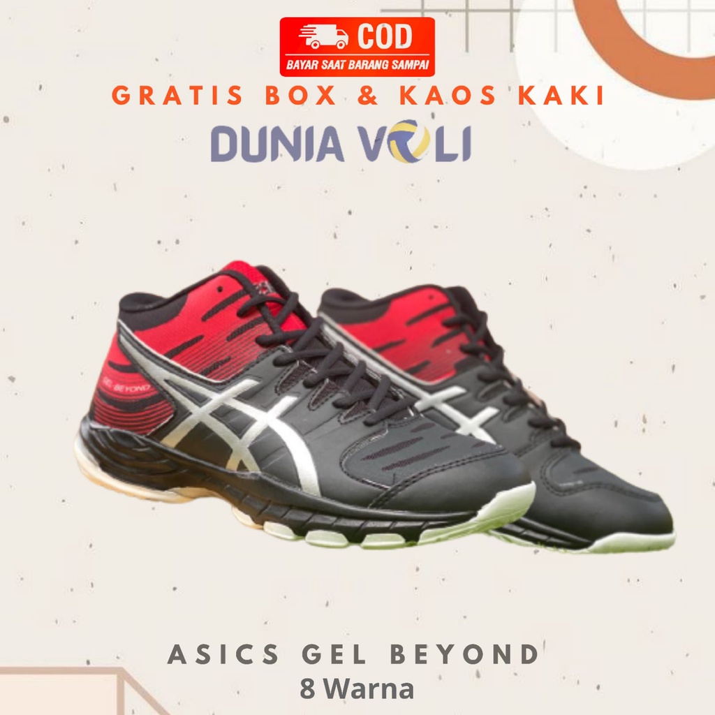 Sepatu Voli Model Gel Beyond Middle [Free Kaos kaki]