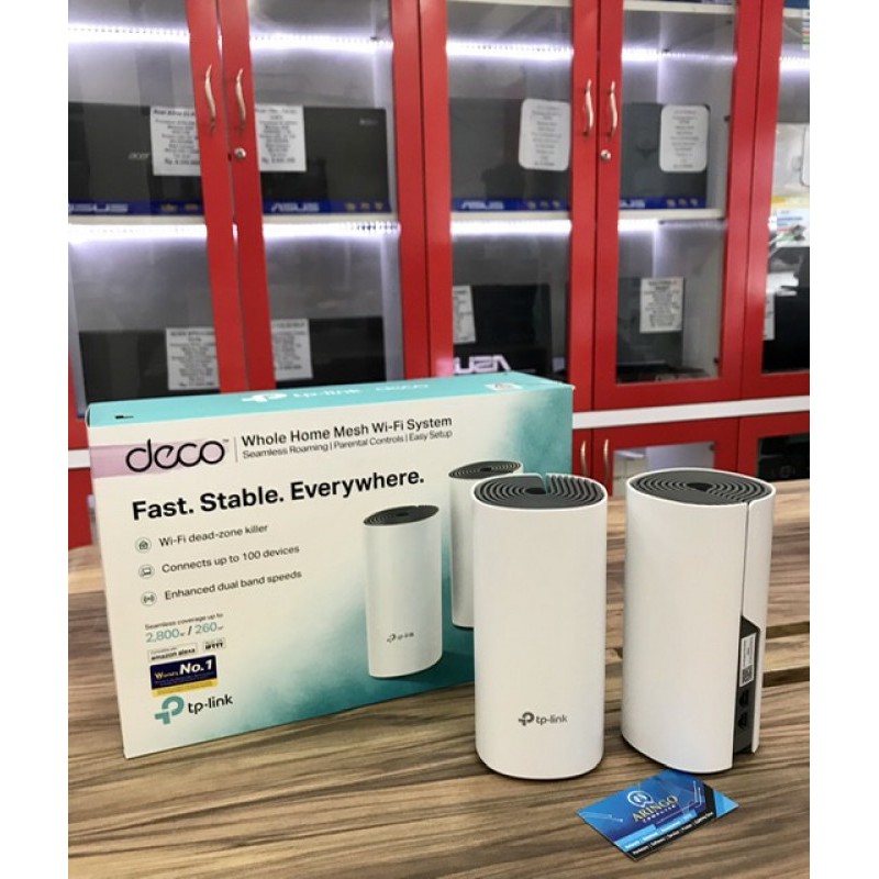 Network (Device) TPLink DECO E4 WHOLE HOME MESH WIFI SYSTEM AC1200