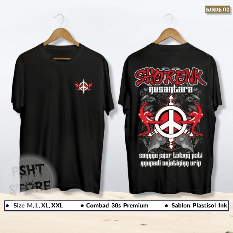 (Kode-02) Kaos Shorenk Nusantara