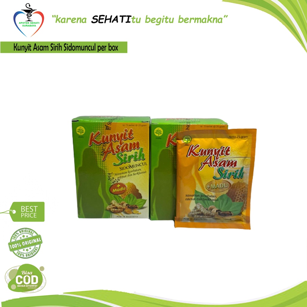 JUAL JAMU KUNYIT ASAM SIRIH SIDOMUNCUL MURAH PER BOX