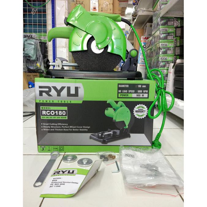 RYU-TEKIRO 180MM CUT OFF - MESIN POTONG BESI RCO180 - CUTTING WHEEL EXCLUSIVE