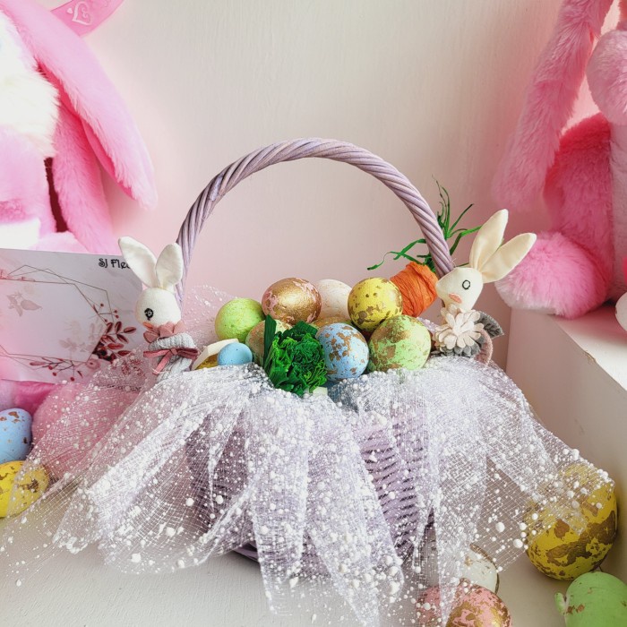 

Paket dekorasi box hampers easter bunny eggs kelinci telur paskah 117