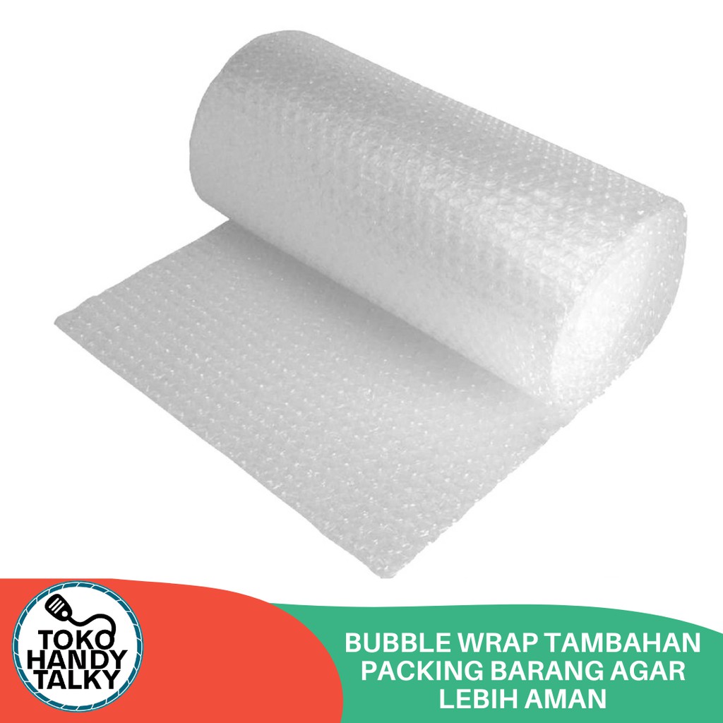 BUBBLE WRAP TAMBAHAN PACKING BARANG AGAR LEBIH AMAN SAFETY DARI BENTURAN