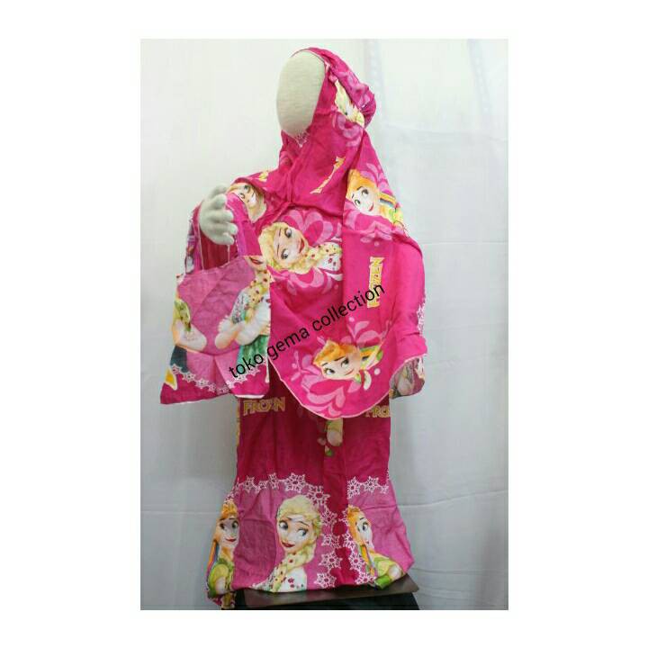 mukena frozen 2-4tahun