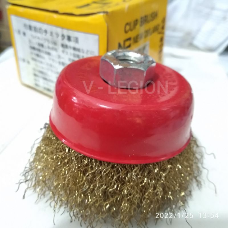 Mata Gerinda Sikat Baja