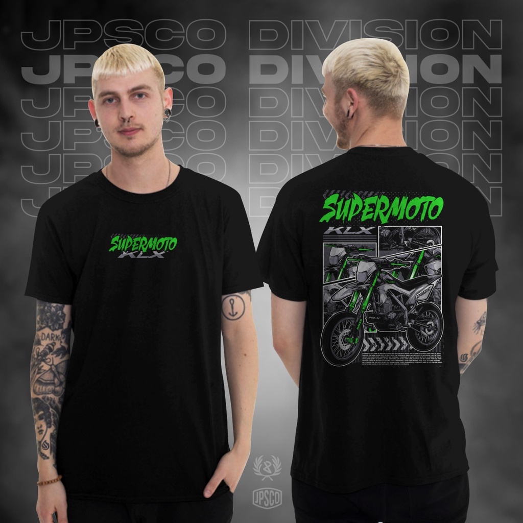 KAOS MOTOR KLX KAOS SUPERMOTO BAJU KLX SUPERMOTO