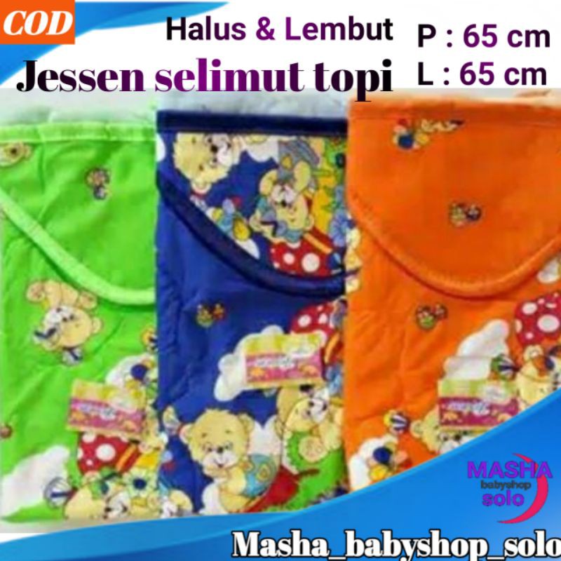 Selimut bayi selimut topi murah halus