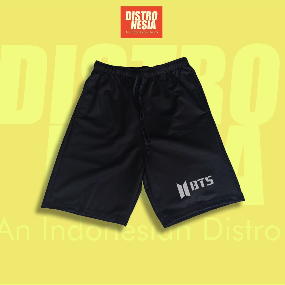 Celana Pendek Santai Pria BTS Army Celana Boxer Pria