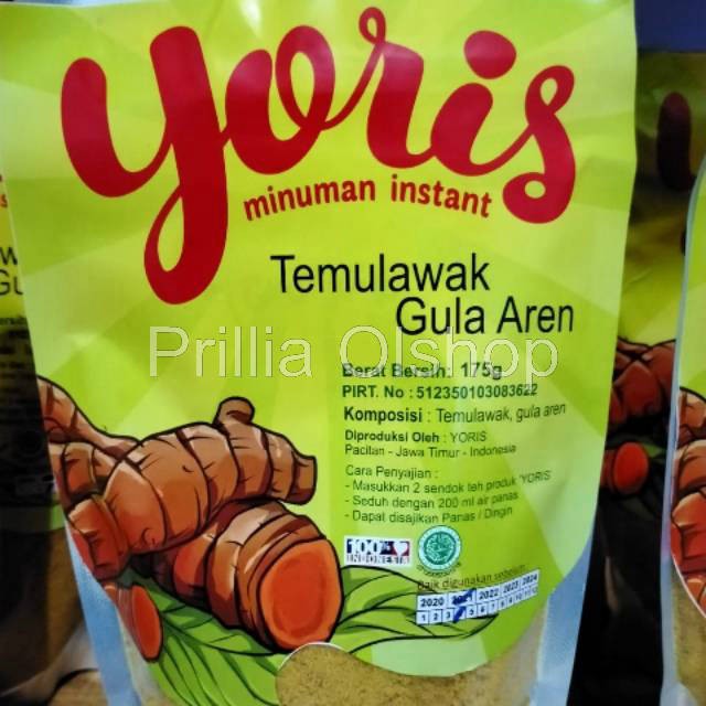 

Bubuk Minuman Herbal Temulawak Gula Aren Instan "YORIS" Pacitan Tinggal Seduh