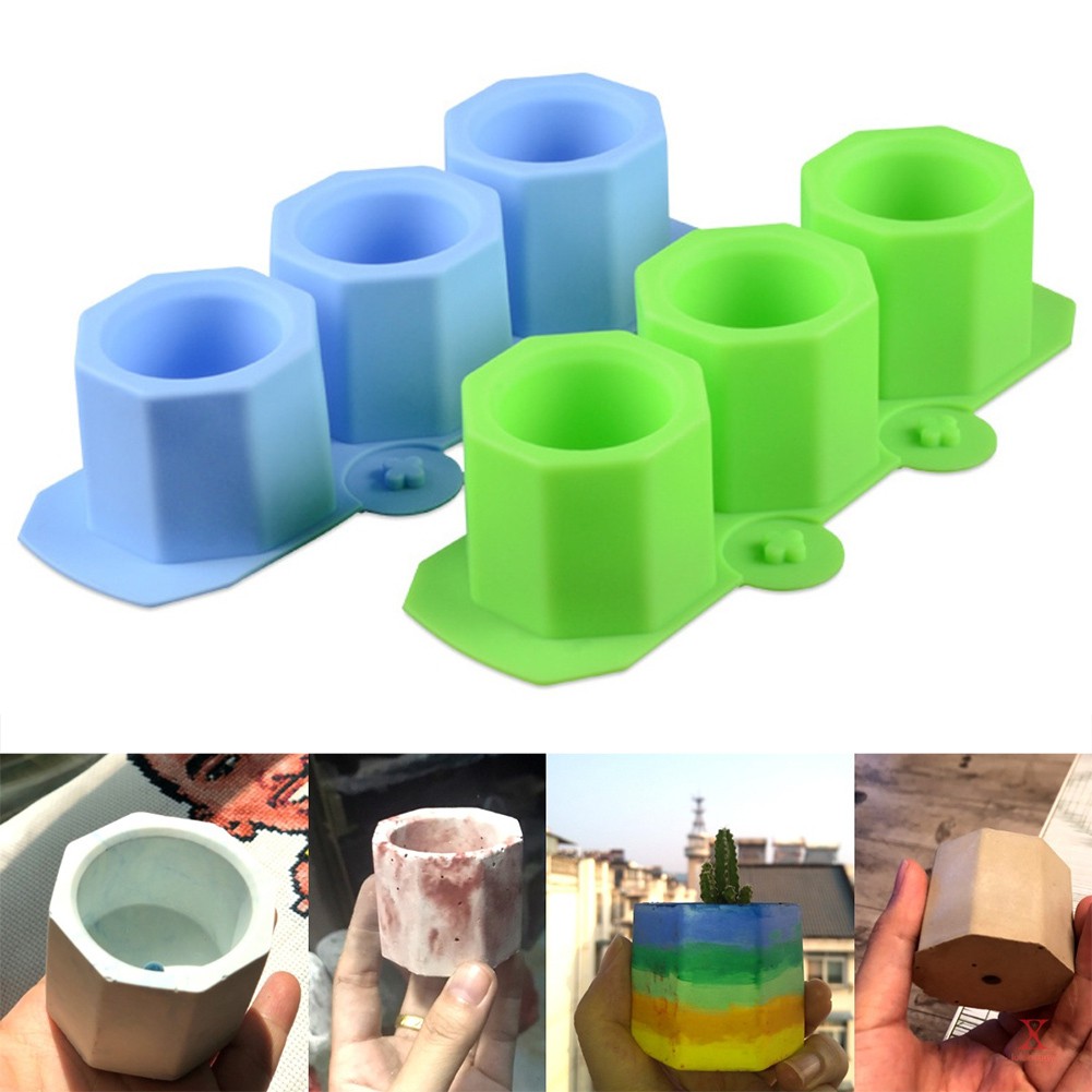DIY Cetakan dengan Bahan Silikon dan Bentuk Pot Bunga DIY Cetakan dengan Bahan Silikon dan Bentuk Pot Bunga
