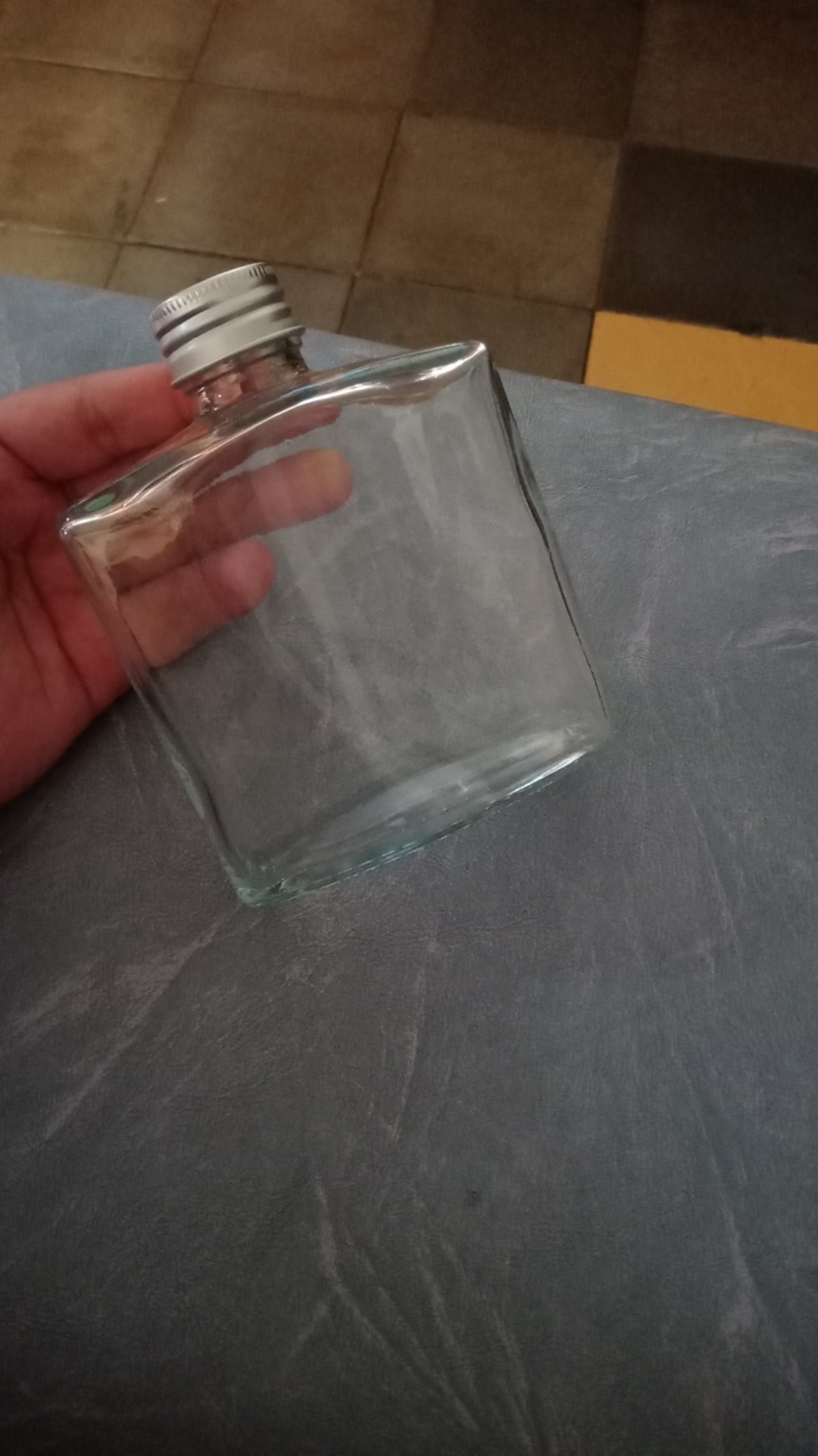 Skolo Glass Bottle | Botol Kaca | Botol Kopi | Botol Kotak | Square Bottle