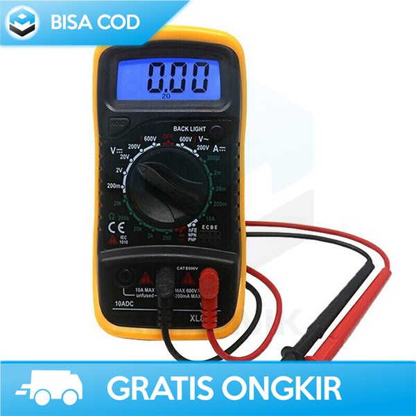 MULTITESTER DIGITAL MINI JUNEJOUR XL830L ORIGINAL AVOMETER DIGITAL