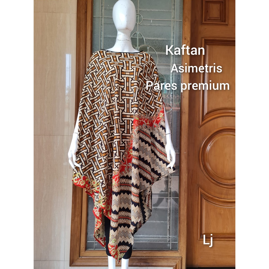 Kaftan paris Asimetris batik solo