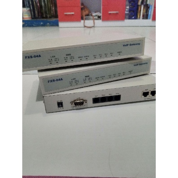 gateway 4port fxs 04a voip gateway 100persen ori bekas