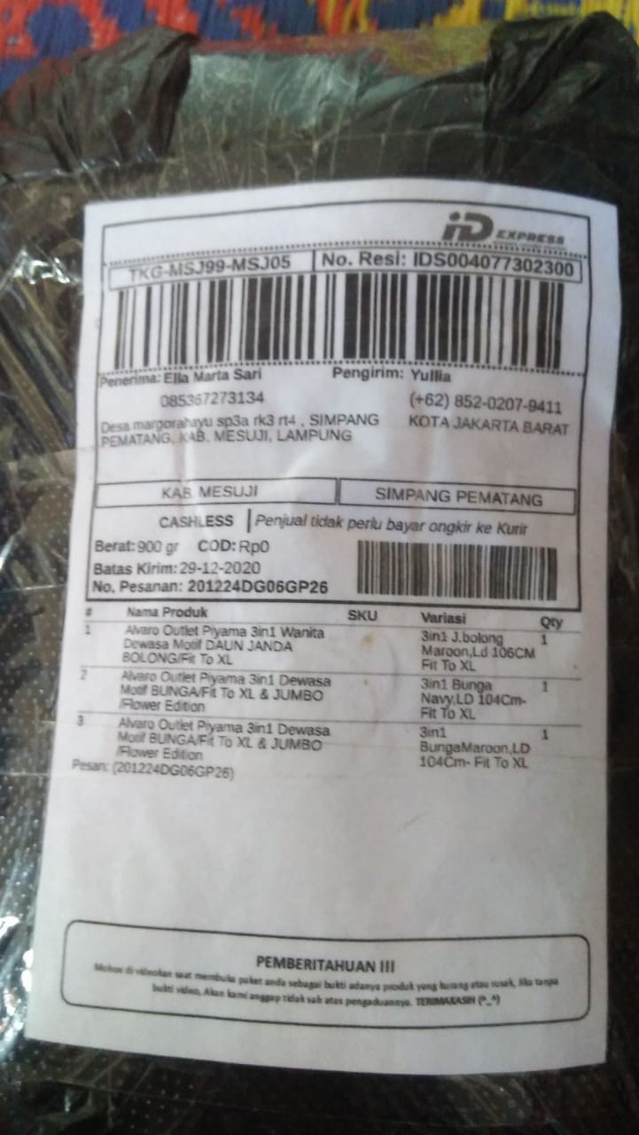 [new Arival] Wou Batik Couple Arista  Ruffle Batik Couple Ori Ndoro Jowi Dnt Garansi Termurah- Kg027