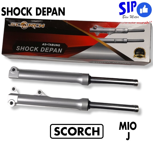 AS + TABUNG SHOCK DEPAN MIO J MERK SCORCH - SHOCKBREAKER DEPAN KOMPLIT