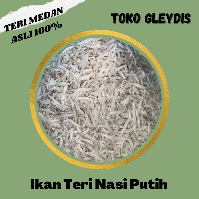 

IKAN TERI NASI PUTIH 100 gram - IKAN TERI NASI MEDAN