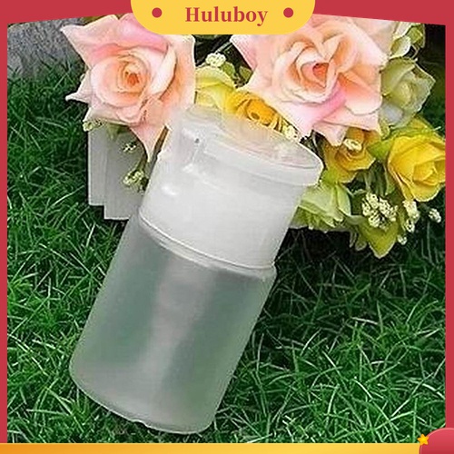 Huluboy Huluboy♡ Botol Kosong Penyimpanan Aseton Pembersih Kutek UV Gel Untuk Nail Art