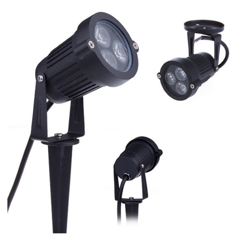 Lampu LED Taman Halaman Teras Outdoor Sorot 3W Watt Tancap Spot Spotlight Garden Park Light Lamp