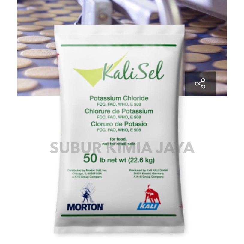 

Garam Kalium Klorida FOOD GRADE / Potassium Chloride / KCL putih 1kg