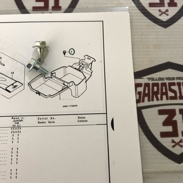 Baut Tool Box Astrea Grand Bulus Legenda Astrea Star Prima original
