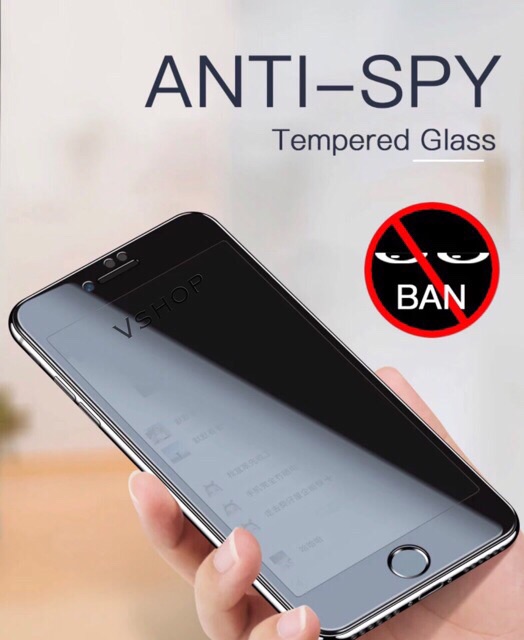 TEMPER GLASS IPHONE 6 6G 6S ANTI SPY 5D FULL SCREEN COVER