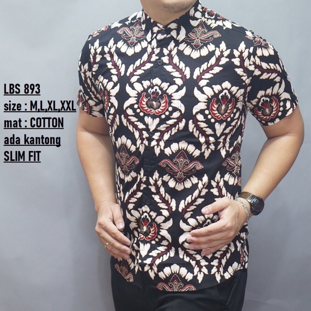 Kemeja batik LuigiBatani - Slimfit LBS 893 894