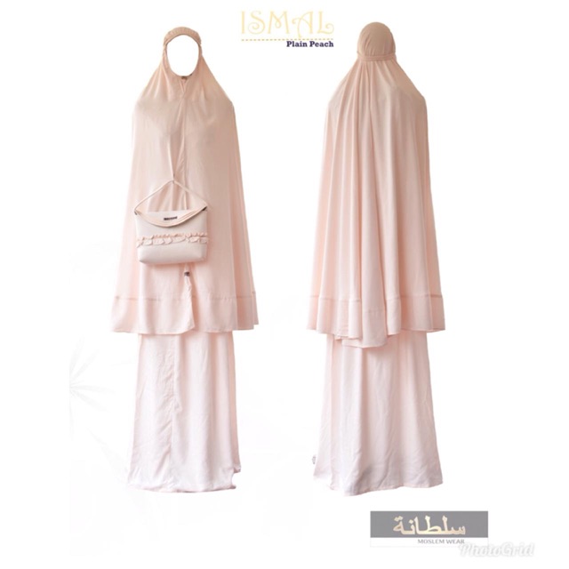 mukenah dewasa mukenah rayon polos telekung rukuh ismal
