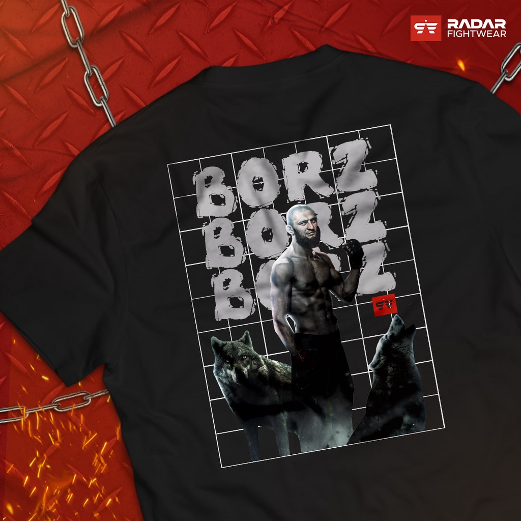 KHAMZAT CHIMAEV Kaos MMA UFC Ultimate Fighting Championship Radar Fightwear Tshirt Premium
