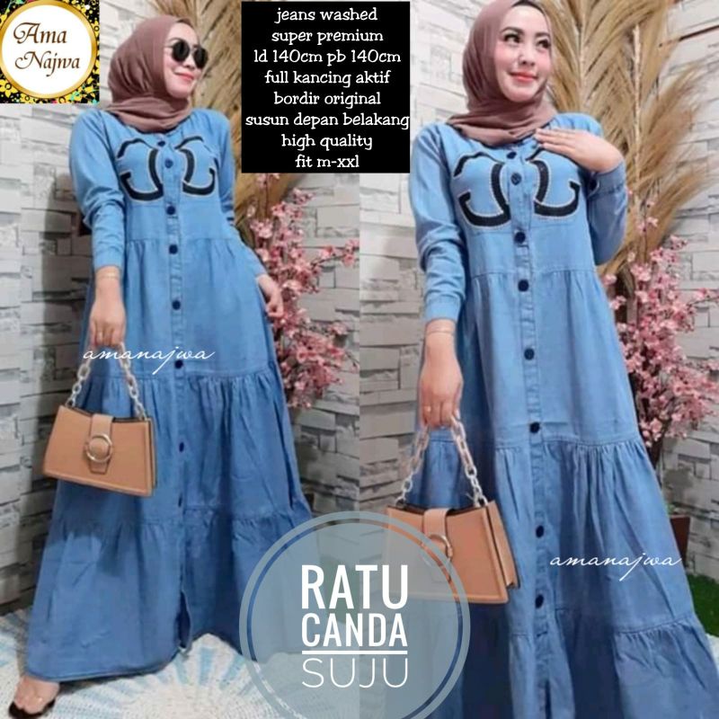 Ratu Canda Dress Jumbo Jeans by Ama Najwa